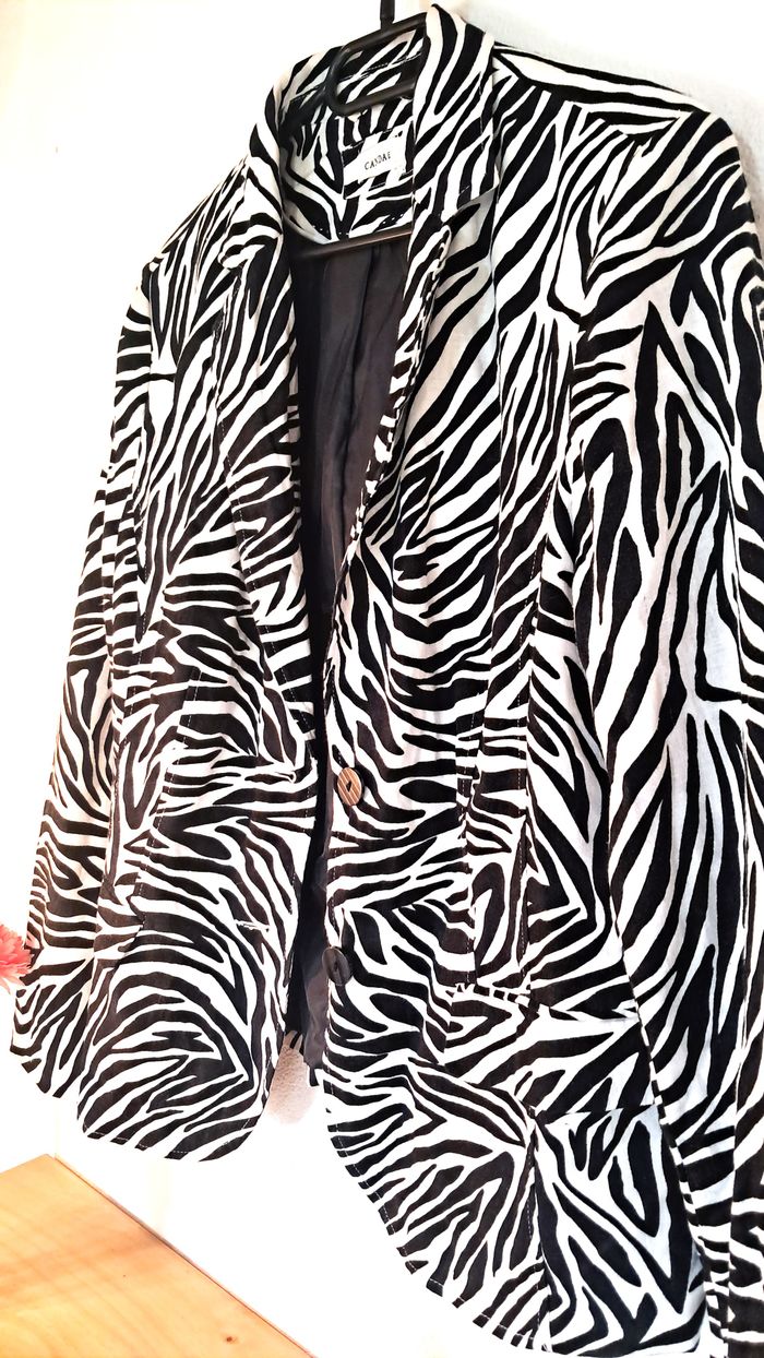 Blazer imprimé zèbre Canda - photo numéro 2