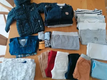 34 pièces garçon 12 mois