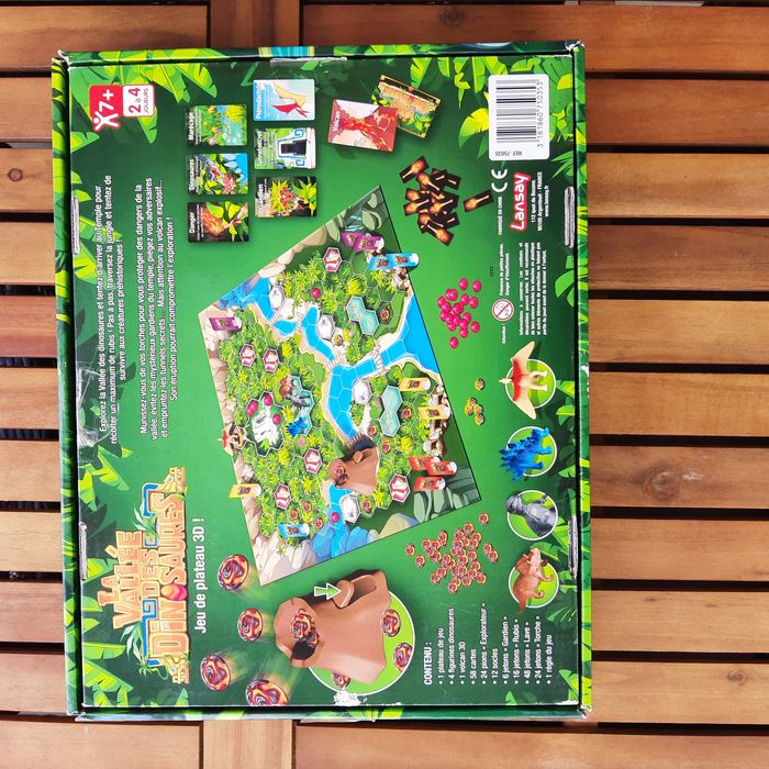 Jeu La Vallée des Dinosaures – Complet avec figurines et volcan - photo numéro 2