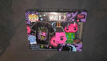 Pack Funko Pop + T-Shirt / Infinity Killmonger 989 / What If … / Marvel / Spécial édition