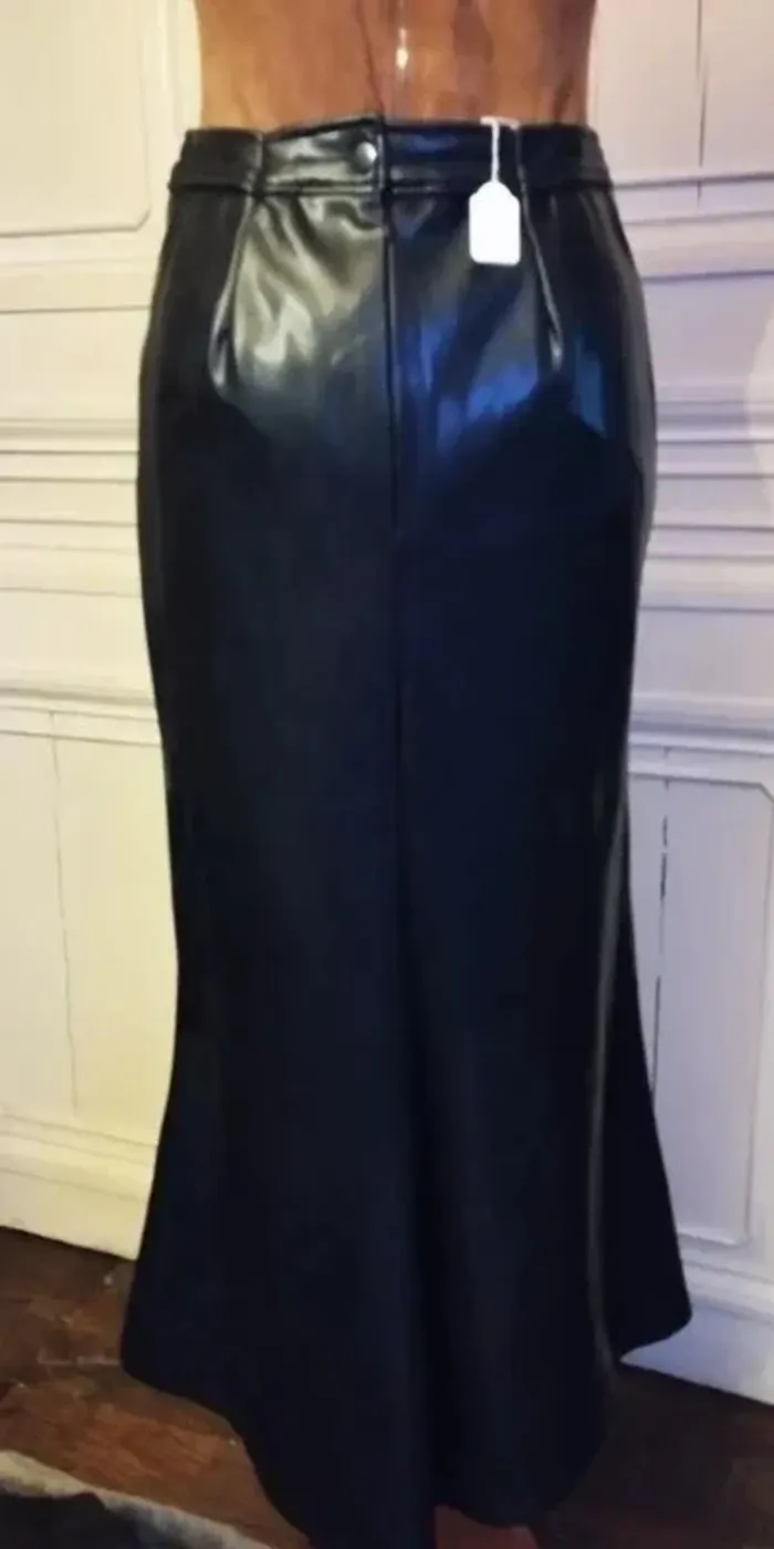 In Love Carling Jupe Longue Souple Effet Cuir T XS/S - photo numéro 6