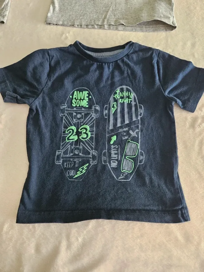Lot de 6 t-shirts manches courtes 2 ans - photo numéro 7