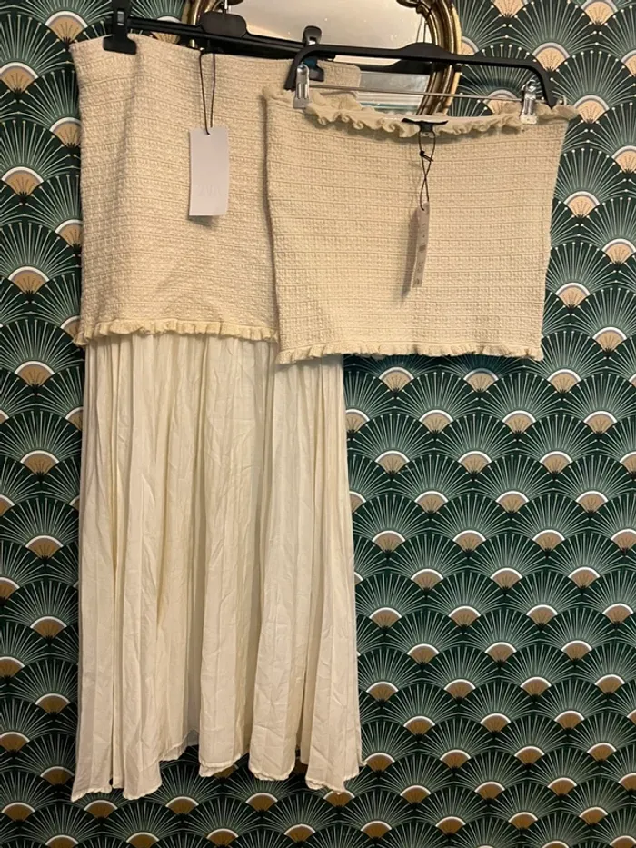 Ensemble tailleur jupe et haut Zara taille 40 Zara - photo numéro 2