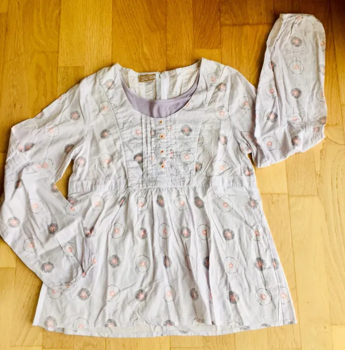 Blouse à motifs 14 ans
