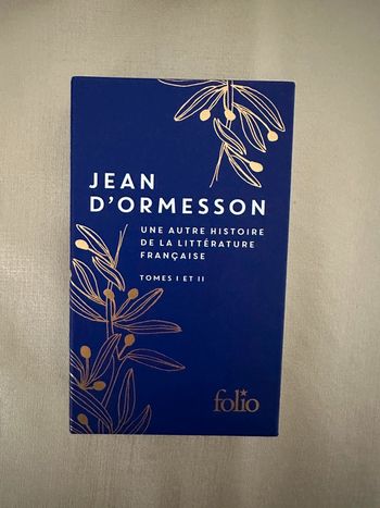 Coffret 2 livres Jean d'Ormesson