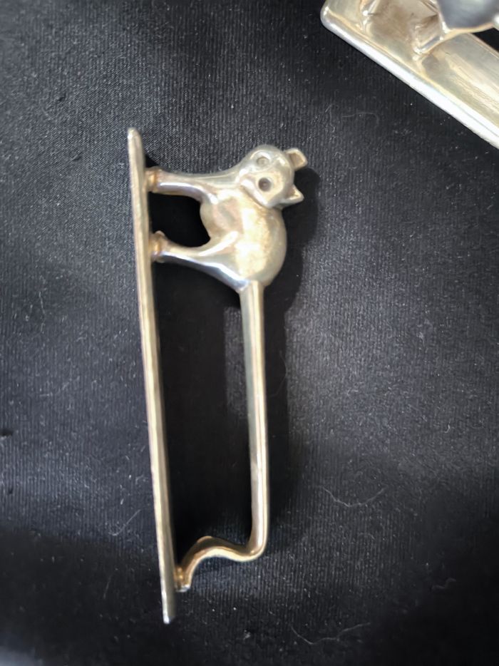 Porte couteaux Art Deco 12 animaux - Orfèvrerie Frionnet François - photo numéro 7