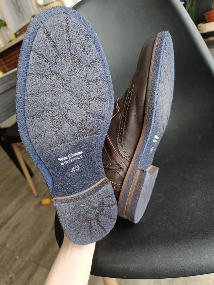 Pas de vintedgo svp Bottines homme marron - photo numéro 4