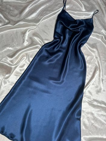 Nuisette longue satin
