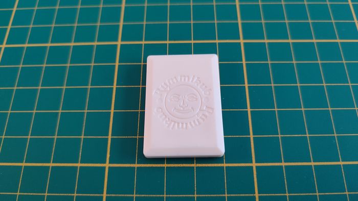 Tuile chiffre 10 dix bleu pièce détachée L'original Rummikub chiffres M&M Ventures 2014 #E31 - photo numéro 2