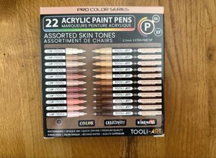 Boite Feutres Tooli Art Skin Tones xf