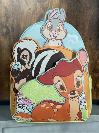 Sac à dos Loungefly Bambi et ses amis Disney neuf