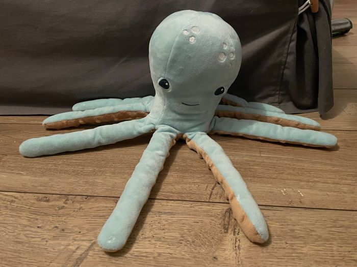 Peluche veilleuse poulpe