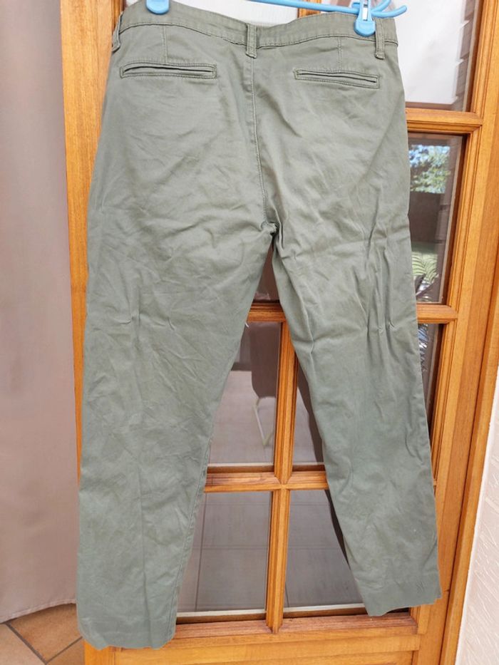 Pantalon vert kaki taille m - photo numéro 4