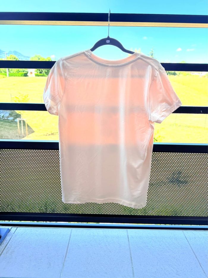 T-shirt beige clair motif Limoncello - photo numéro 2