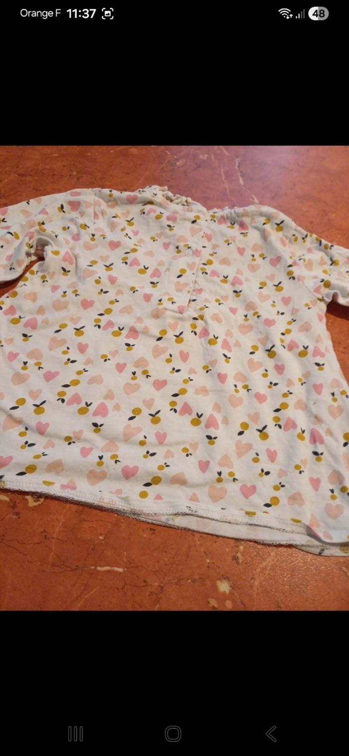 T.shirt fille taille 24 mois - photo numéro 4