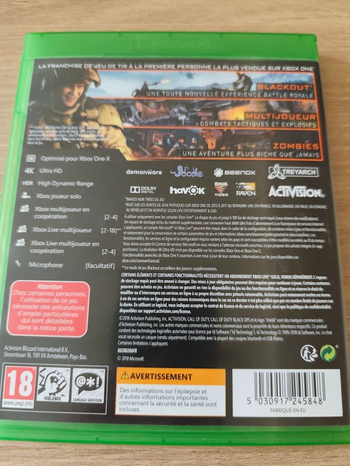 Call of duty black ops 4 Xbox - photo numéro 2
