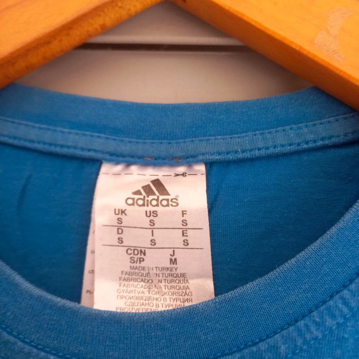 Tee shirt bleu adidas - photo numéro 3