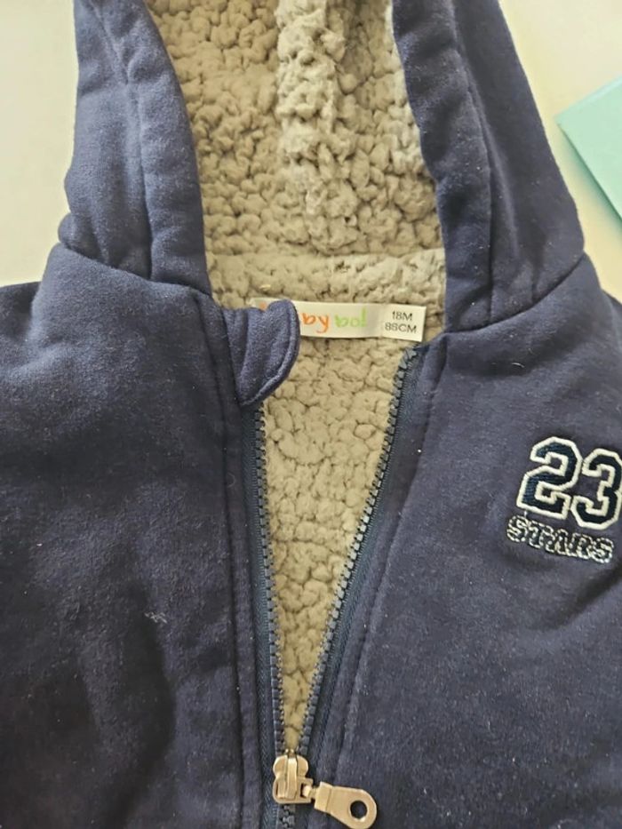 Gilet sweat chaud  18 mois - photo numéro 2