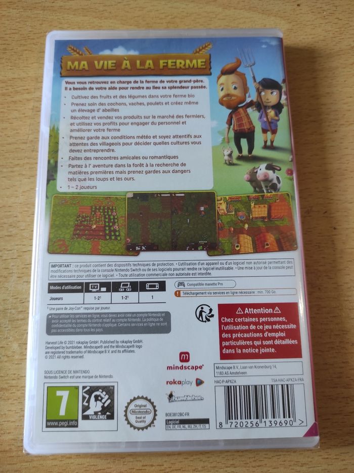 Ma Vie À La Ferme Nintendo Switch - photo numéro 3