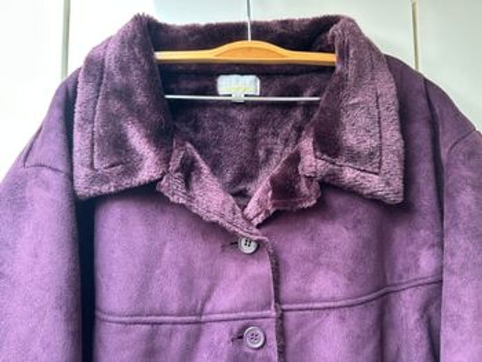 Veste mauve Bleu bonheur - Taille 56 - photo numéro 2