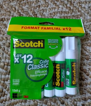 Lot bâtons de colle stic Scotch