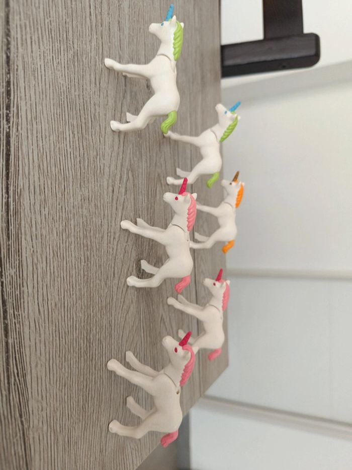 Lot 6 petites licornes playmobil unicorns