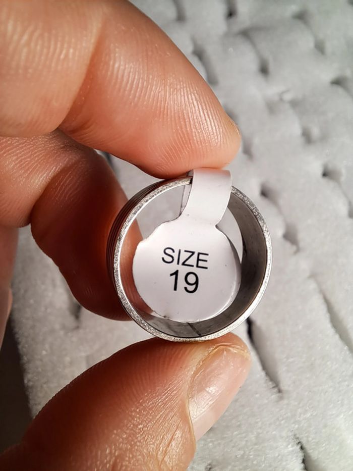 Bague acier inoxydable argentée - photo numéro 3