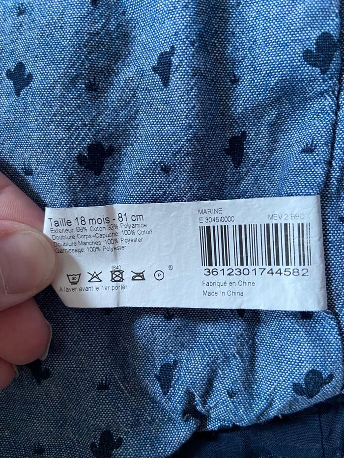 Manteau bleu marine - photo numéro 3