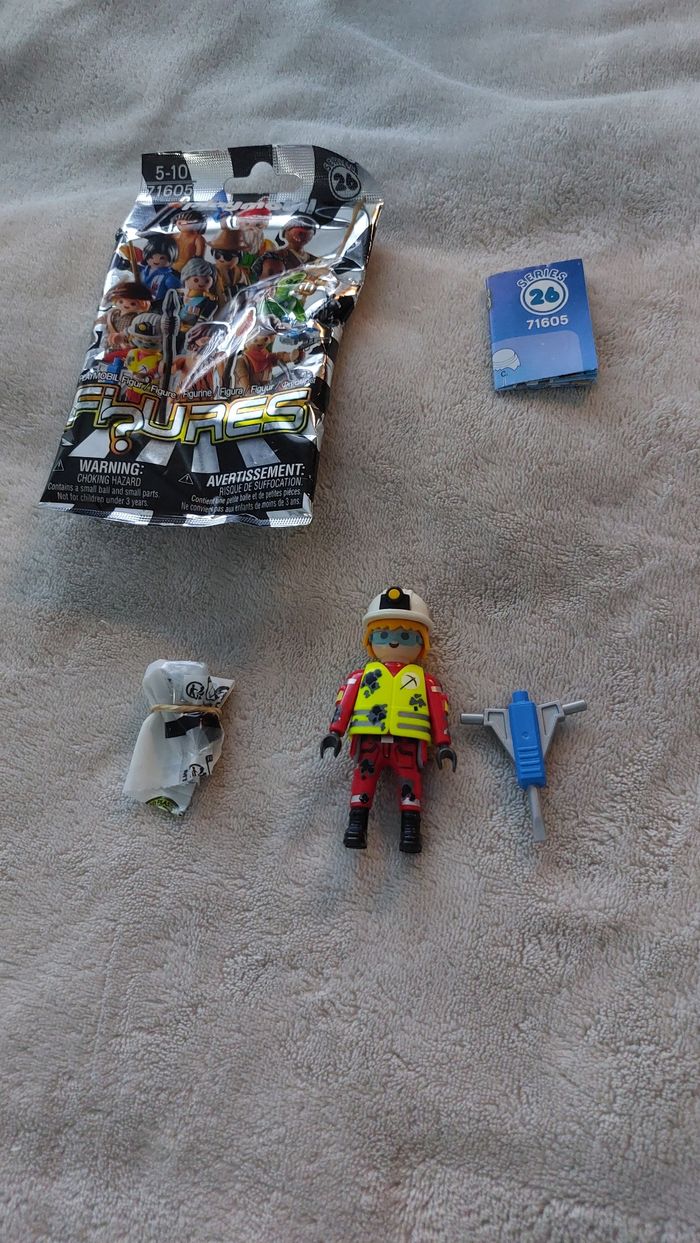 Playmobil figures série 71605 homme chantier