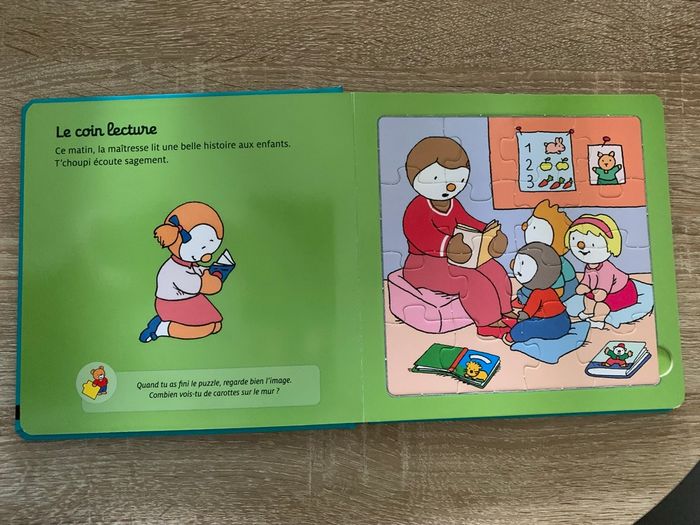 Livre puzzle T’choupi vive l’école - photo numéro 5
