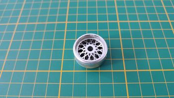 Jante seul pièce détachée miniature Bburago Burago Jaguar type E 1961 1/18 1/18e 1/18ème #B88