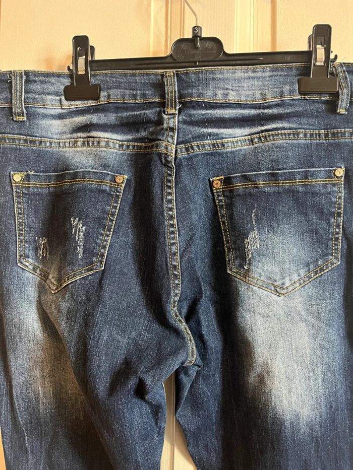 Jeans tissaia délavé taille 38 - photo numéro 7