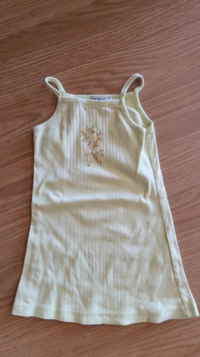 robe 2 ans okaidi vert anis