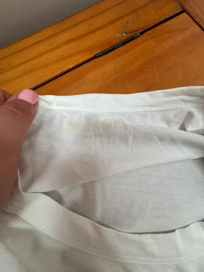 🤍 Robe Zadig & Voltaire blanche volants - décontractée & stylée - M - photo numéro 4