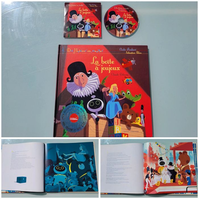 Livre avec CD 🧸 La Boîte à joujoux 🪅 Éditions Gautier.languereau