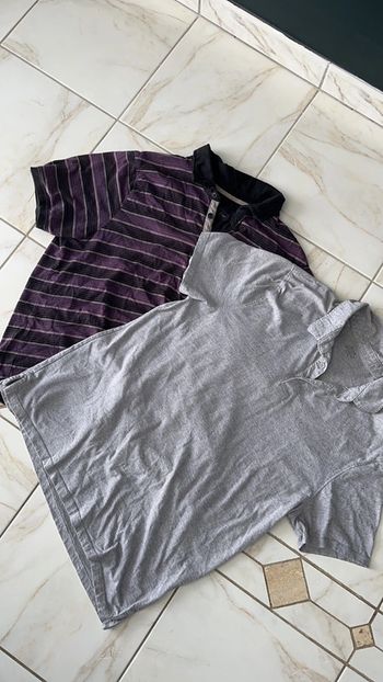 Deux polos taille XL