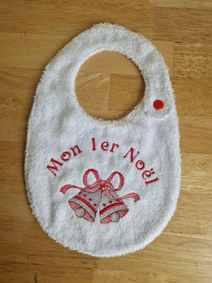 Joli bavoir mon 1er Noël