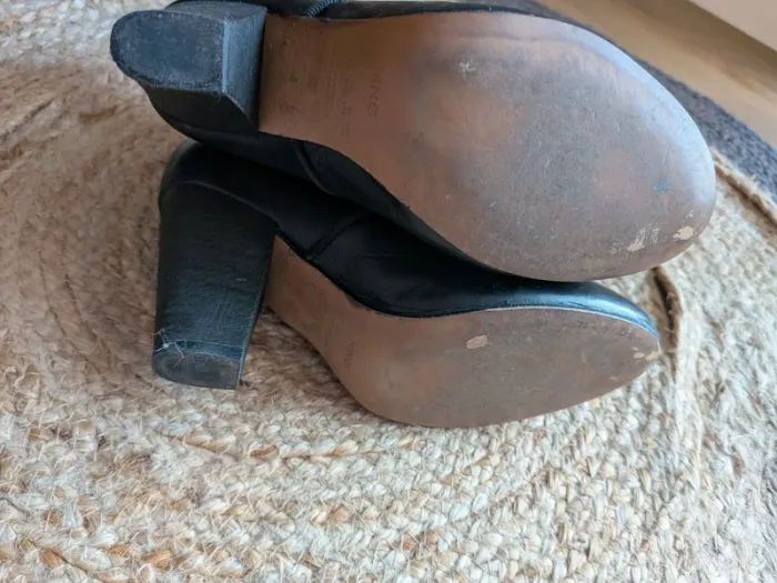 Bottines en cuir mango - photo numéro 4