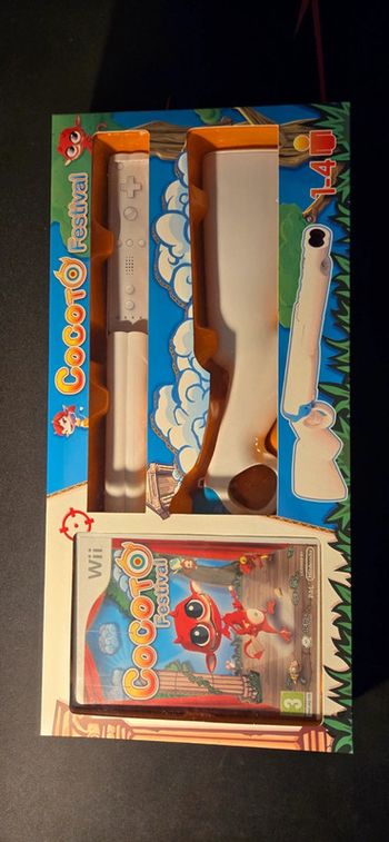 Coffret jeu wii, cocoto festival, neuf