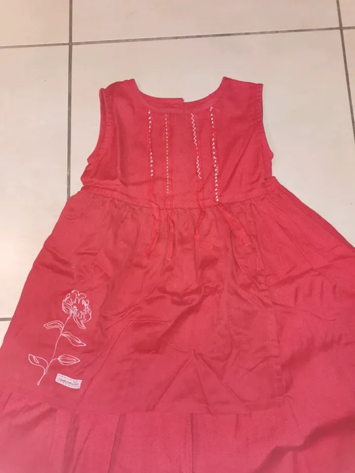 Robe lin et coton tissaia 24 mois - photo numéro 2