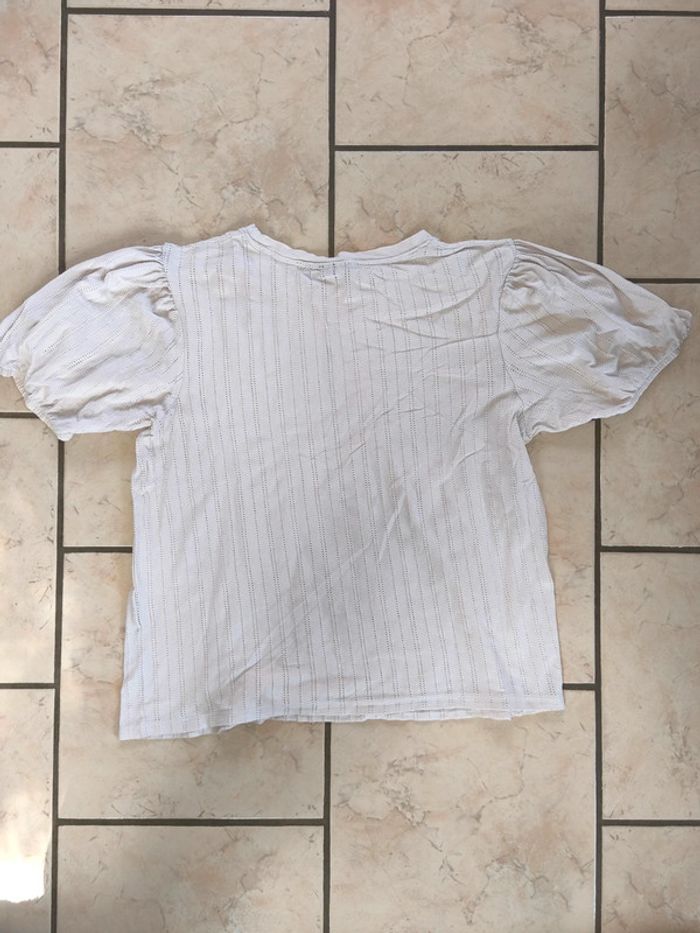 T-shirt taille L manches bouffantes - photo numéro 5