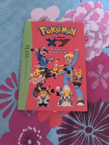 Livre pokémon. Pikachu superstar. Serie xy