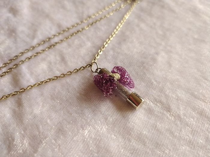 Bracelet fusible violet et argenté