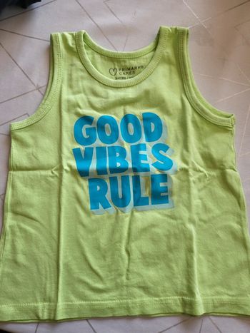 Tee-shirt sans manches 3-4ans primark