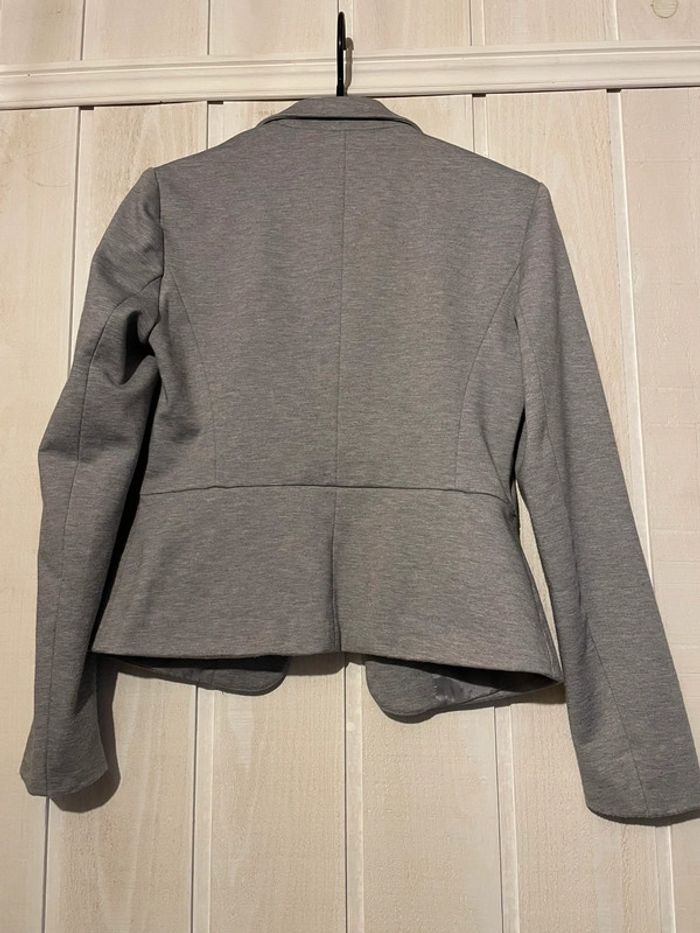 Veste blazer gris chiné - Jennyfer - XS - photo numéro 2