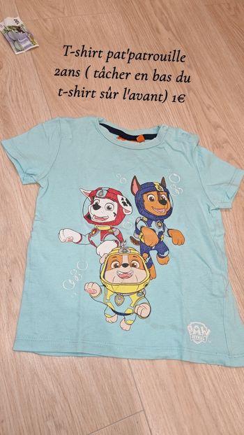 T-shirt pat'patrouille 2ans
