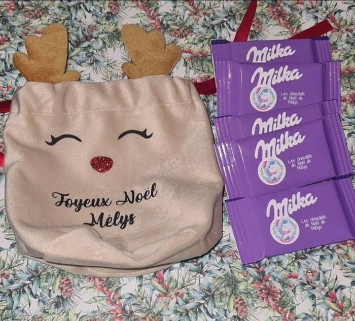Pochette de Noël renne personnalisée - photo numéro 2