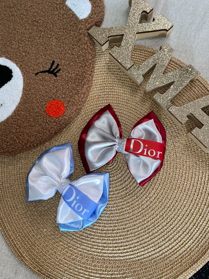 Noeud cheveux barrette pince