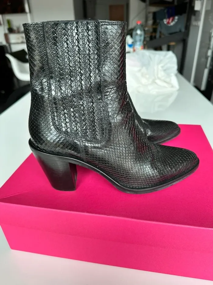 Bottines noire janie Philip - photo numéro 2
