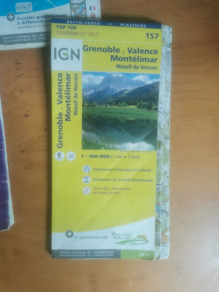 Lot de carte ign - photo numéro 2